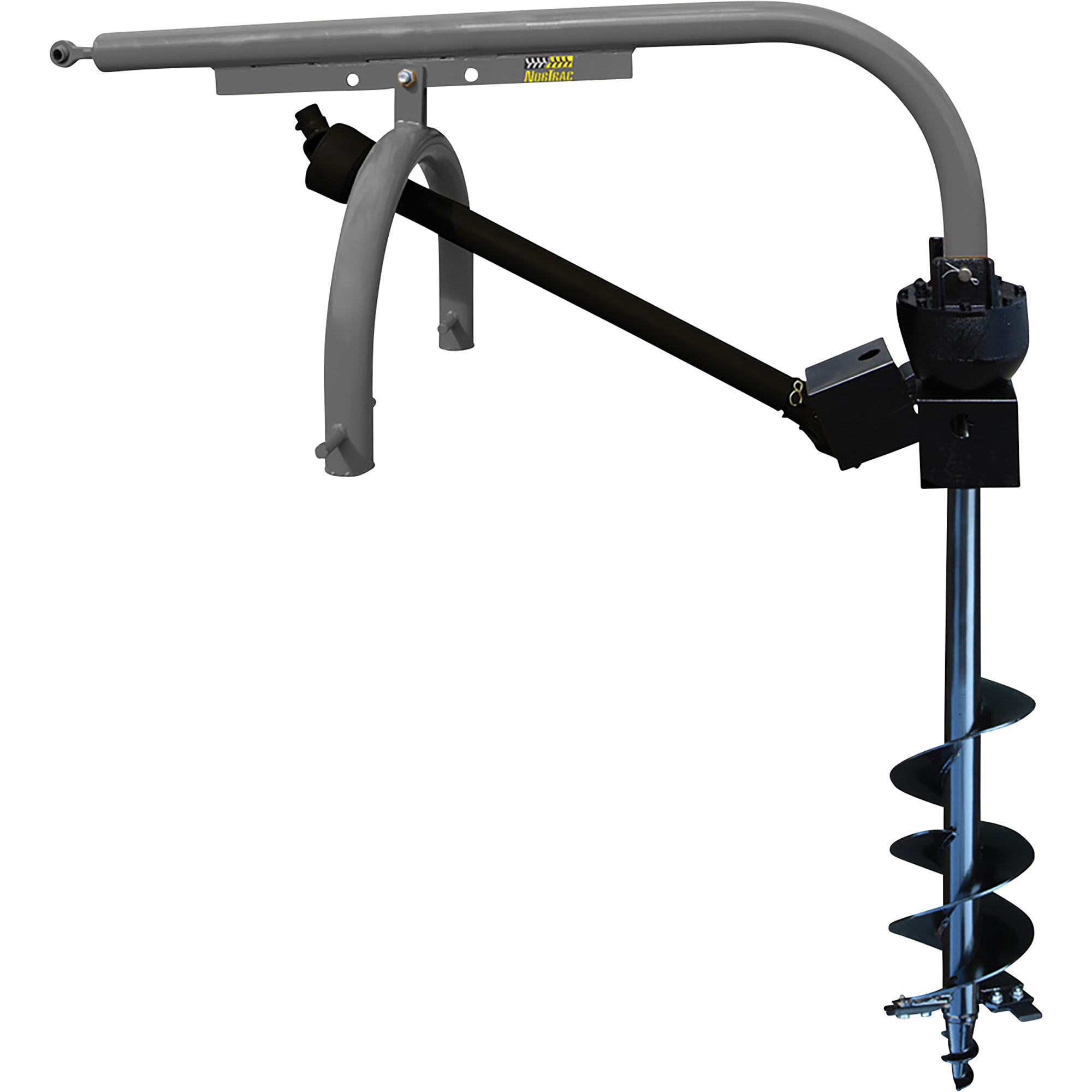 NorTrac 3-Pt. PTO Post Hole Digger, 9in. Auger, Tractor Attachment, Category 1